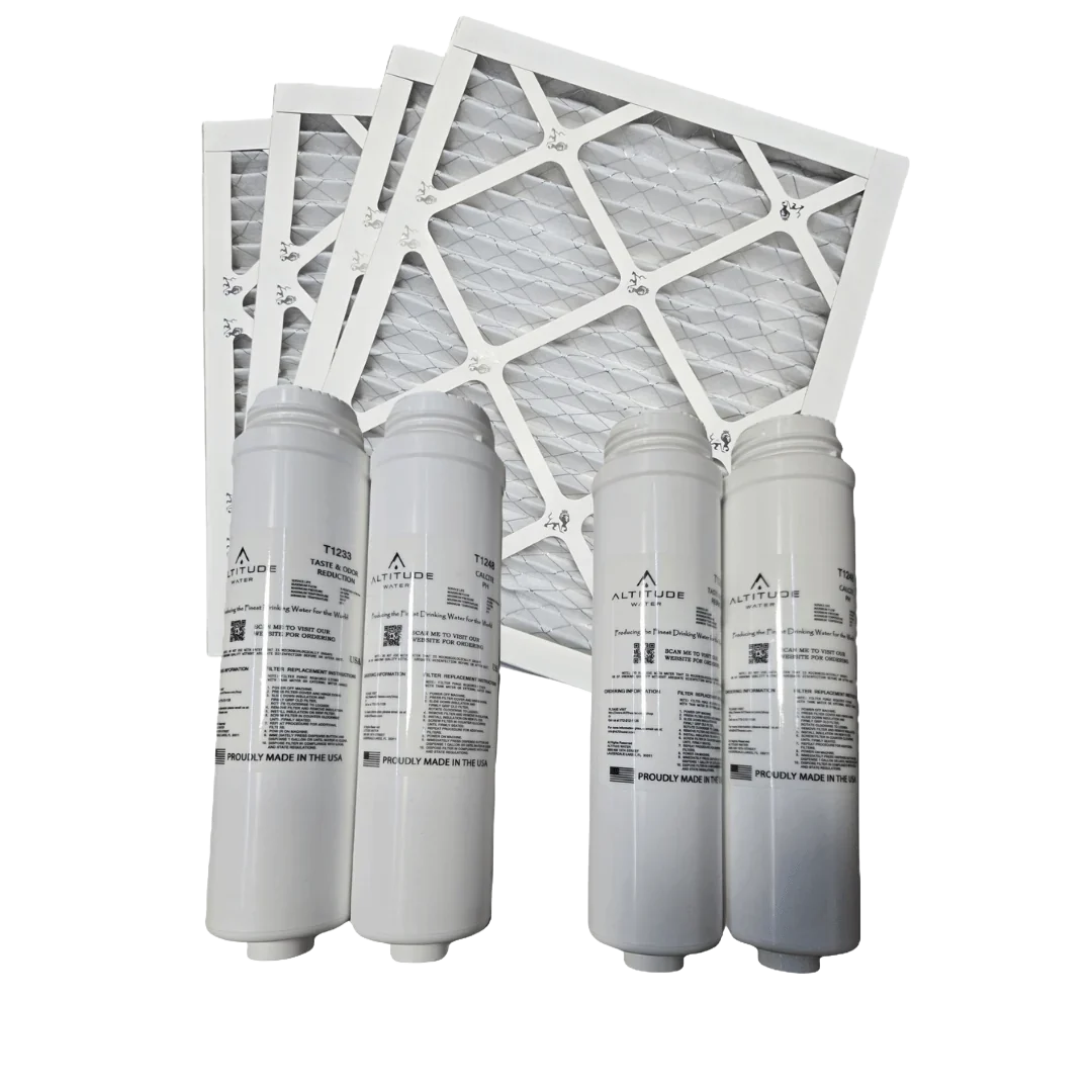 Render of the one-year filter bundle for the Altitude Water T-12.